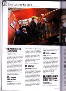 LiraLyssna nr. 3 2012